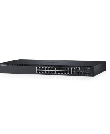 Dell Networking N1524P PoE 24x 1GbE 4x 10GbE SFP fixed ports