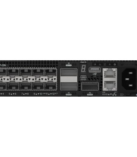 Dell EMC Switch S4112F, 12 x 10GbE SFP+, 3 x 100GbE QSFP28