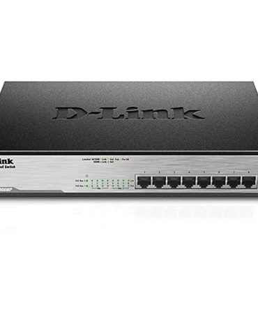 D-Link Switch 8 Port Desktop Gigabit Max PoE (125) W / DGS-1008MP