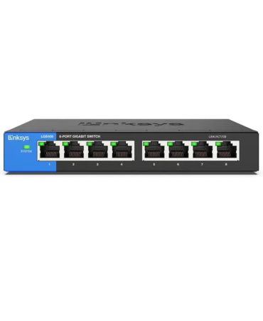 Linksys LGS108 8-Port Business Desktop Gigabit Switch