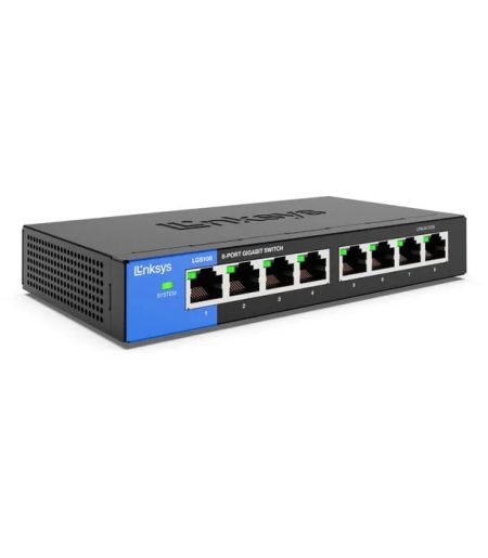 Linksys LGS108 8-Port Business Desktop Gigabit Switch - Image 2