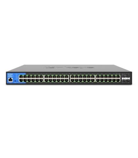 Linksys 48 port Gigabit (48 POE – 740 W)+4 X 10G SFP Managed Switch / LGS352MPC