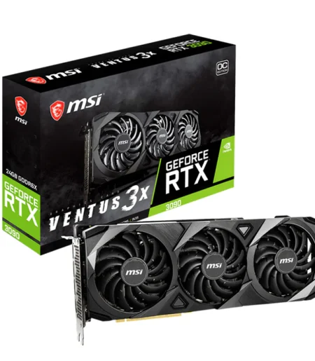 MSI GeForce RTX 3090 VENTUS 3X 24GB OC GDDR6X Graphics Card BUNDLES ONLY