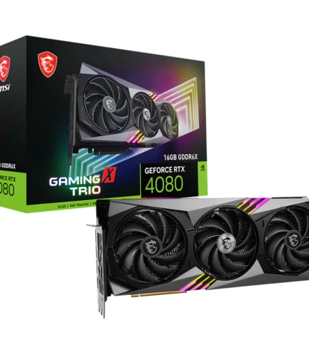 MSI GeForce RTX 4080 GAMING X TRIO 16GB GDDR6X Graphics Card