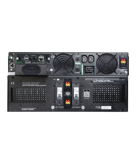 APC Smart-UPS On-Line, 10kVA/10kW, Rack/Tower, 230V, 2x IEC C13+1x IEC C19+Hard wire 3-wire (H+N+E) outlets, Network Card, W/O rail kit – SRTG10KXLI - Image 3
