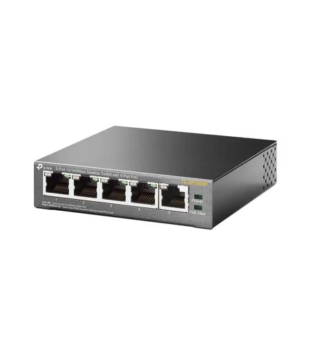 TP-LINK 5-Port 10/100Mbps Desktop Switch with 4-Port PoE -TL-SF1005P - Image 2