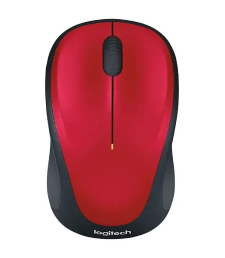 Logitech M235 Wireless Mouse – Red